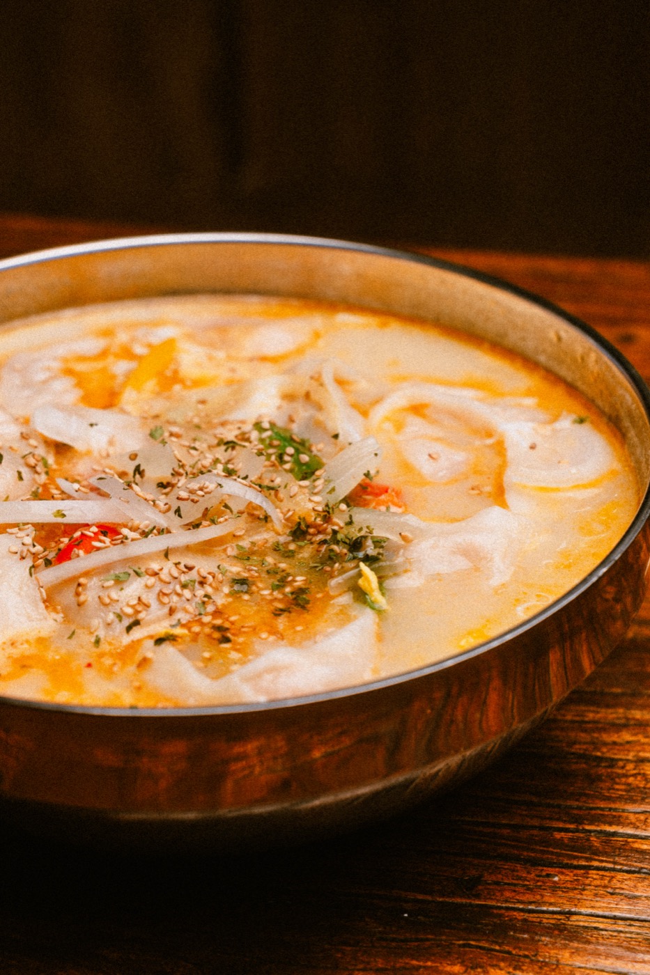 Kimchi Mandu Stew at 88 Pocha Korean restaurant Hell's Kitchen NYC
