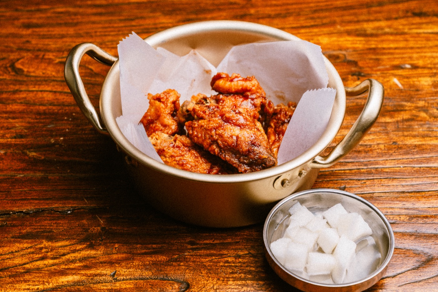 Soy Garlic Wings at 88 Pocha Korean restaurant Hell's Kitchen NYC
